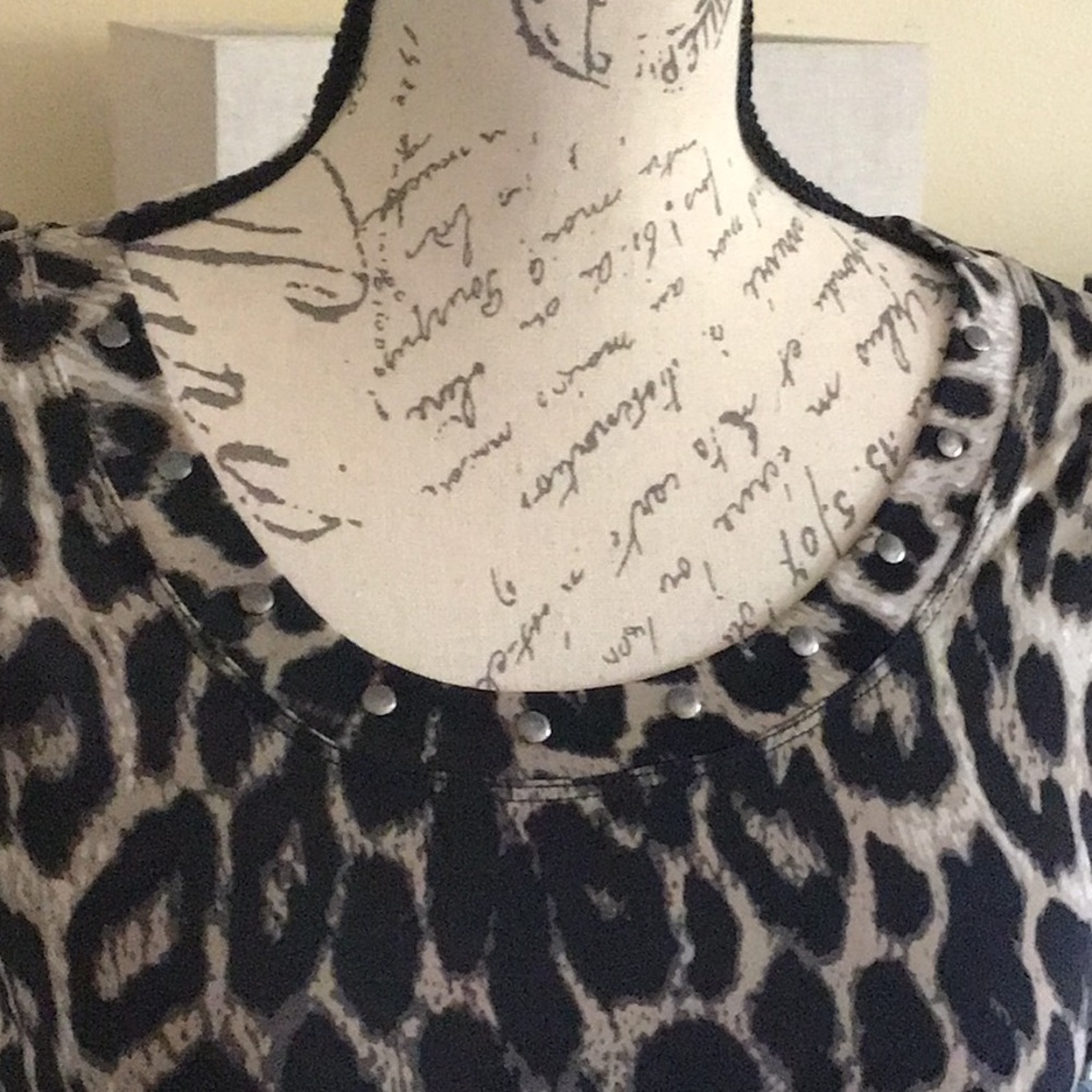 Signature Collection Animal Print Tunic - Picture 4 of 7